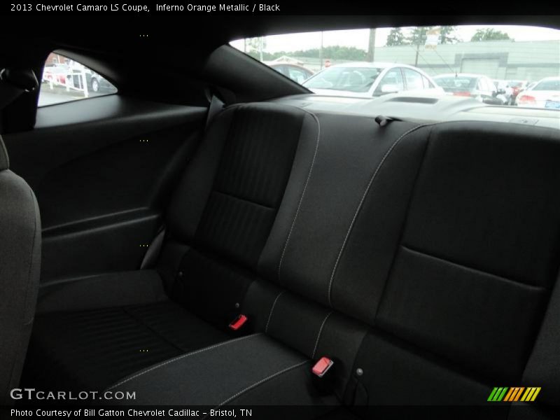 Inferno Orange Metallic / Black 2013 Chevrolet Camaro LS Coupe