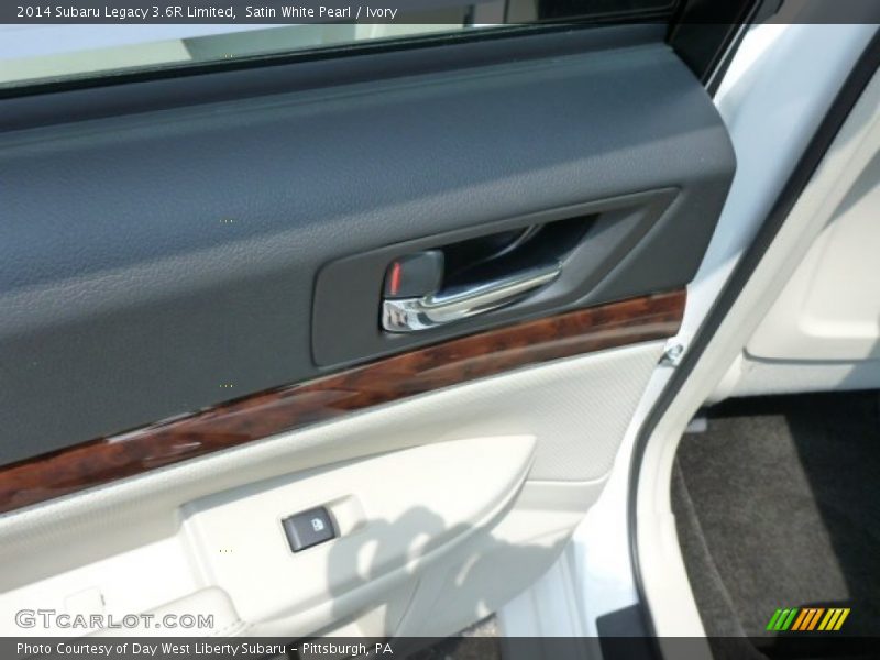 Satin White Pearl / Ivory 2014 Subaru Legacy 3.6R Limited