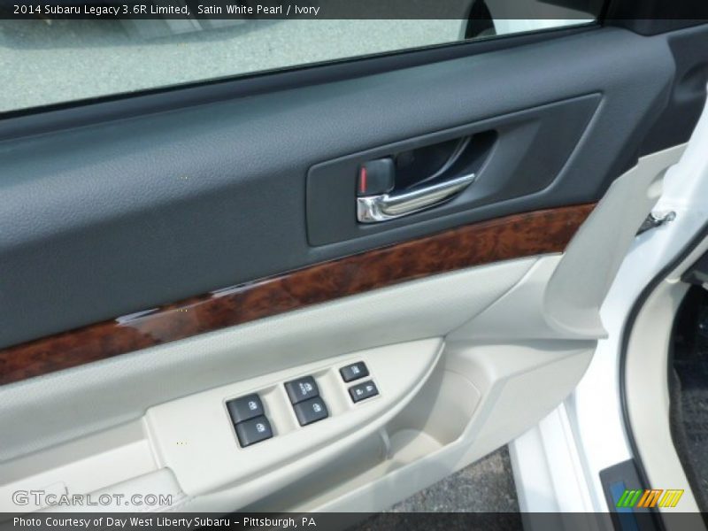 Satin White Pearl / Ivory 2014 Subaru Legacy 3.6R Limited