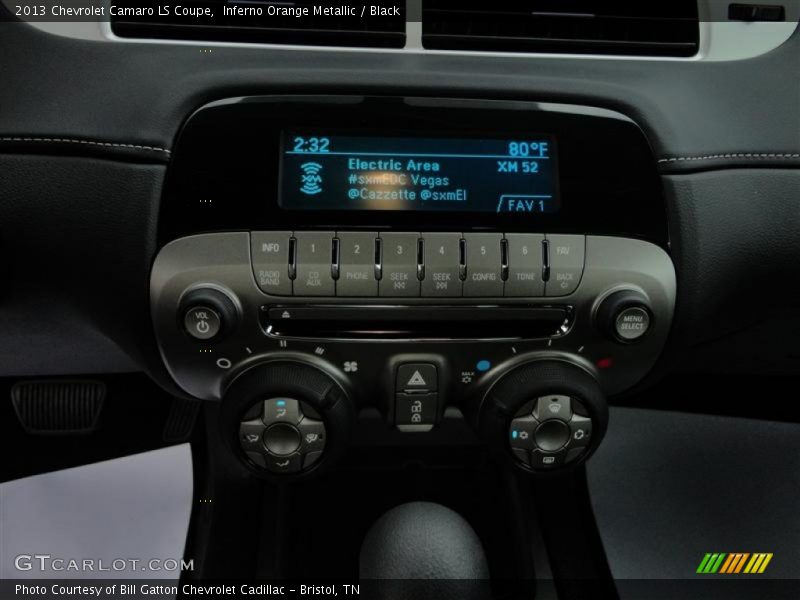 Inferno Orange Metallic / Black 2013 Chevrolet Camaro LS Coupe