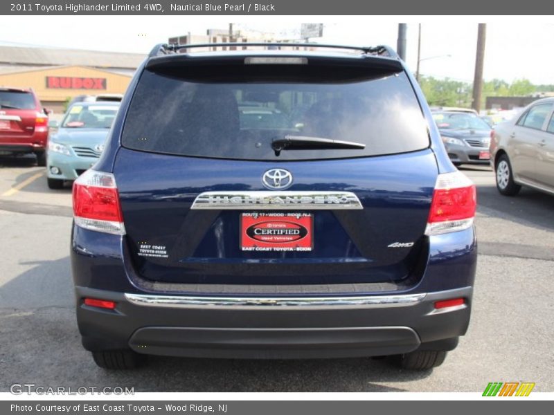 Nautical Blue Pearl / Black 2011 Toyota Highlander Limited 4WD
