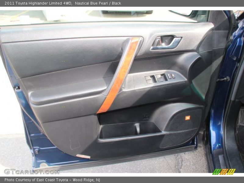 Nautical Blue Pearl / Black 2011 Toyota Highlander Limited 4WD