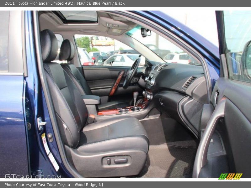Nautical Blue Pearl / Black 2011 Toyota Highlander Limited 4WD