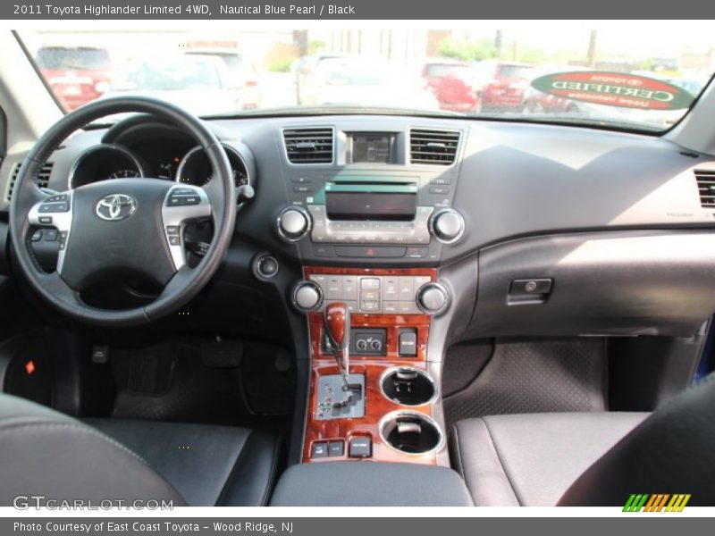 Nautical Blue Pearl / Black 2011 Toyota Highlander Limited 4WD