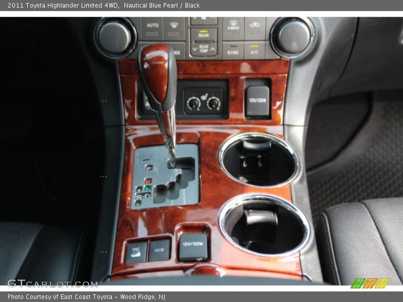 Nautical Blue Pearl / Black 2011 Toyota Highlander Limited 4WD