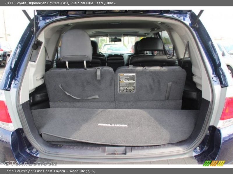 Nautical Blue Pearl / Black 2011 Toyota Highlander Limited 4WD