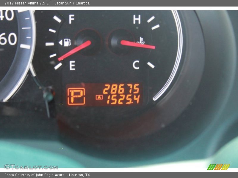 Tuscan Sun / Charcoal 2012 Nissan Altima 2.5 S