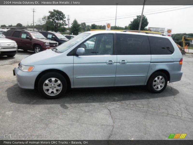 Havasu Blue Metallic / Ivory 2004 Honda Odyssey EX