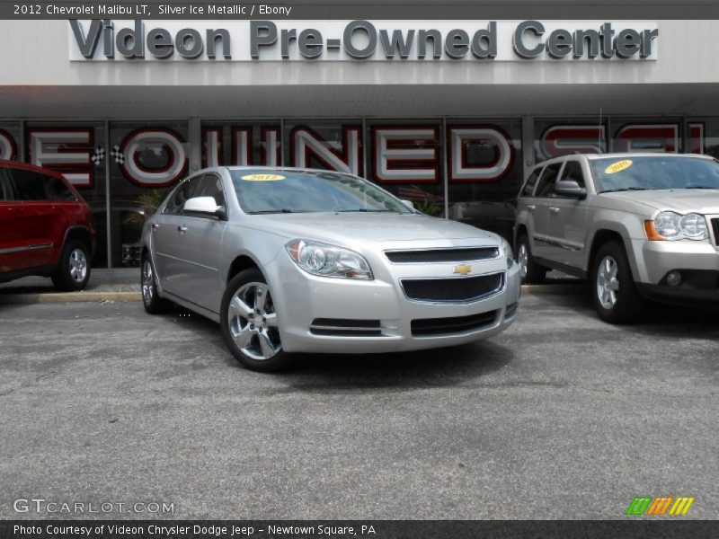 Silver Ice Metallic / Ebony 2012 Chevrolet Malibu LT