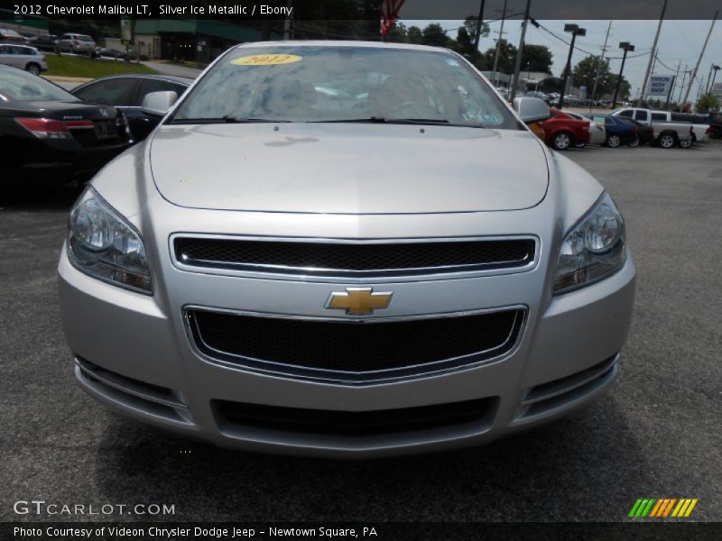Silver Ice Metallic / Ebony 2012 Chevrolet Malibu LT