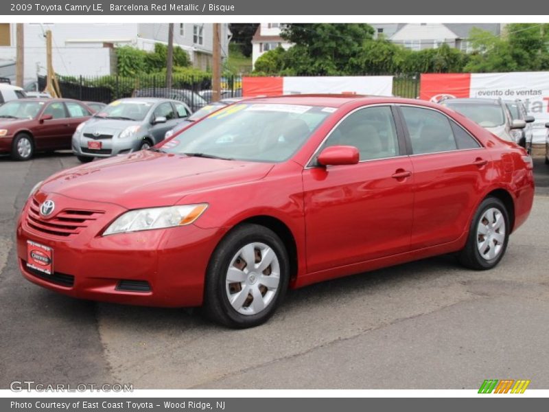 Barcelona Red Metallic / Bisque 2009 Toyota Camry LE