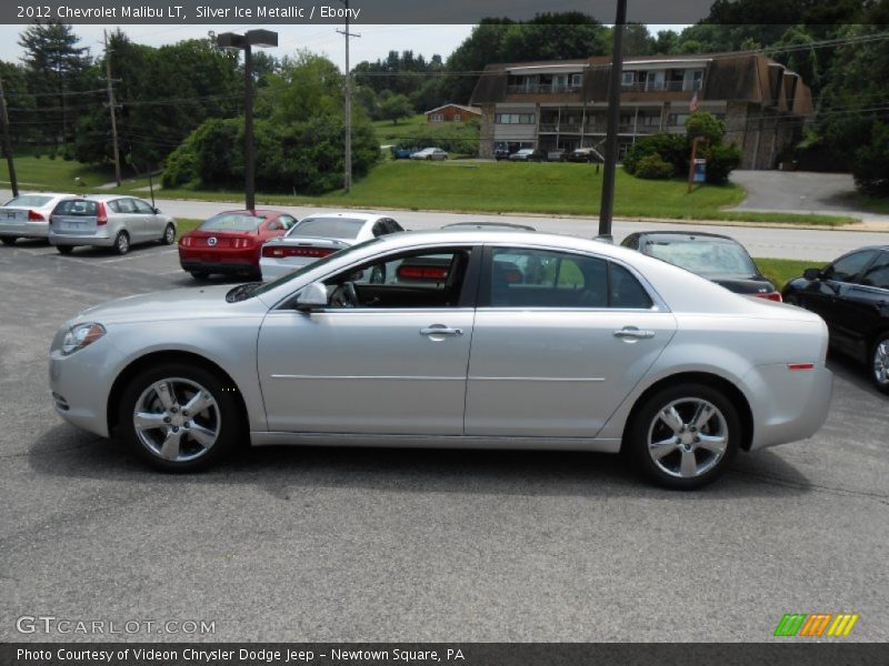 Silver Ice Metallic / Ebony 2012 Chevrolet Malibu LT