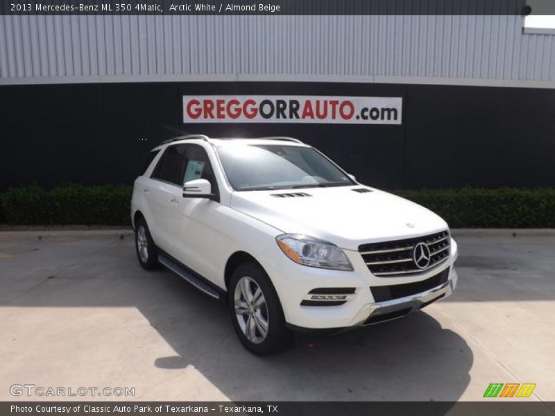 Arctic White / Almond Beige 2013 Mercedes-Benz ML 350 4Matic