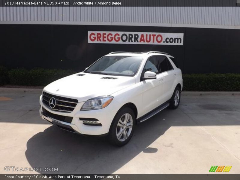 Arctic White / Almond Beige 2013 Mercedes-Benz ML 350 4Matic