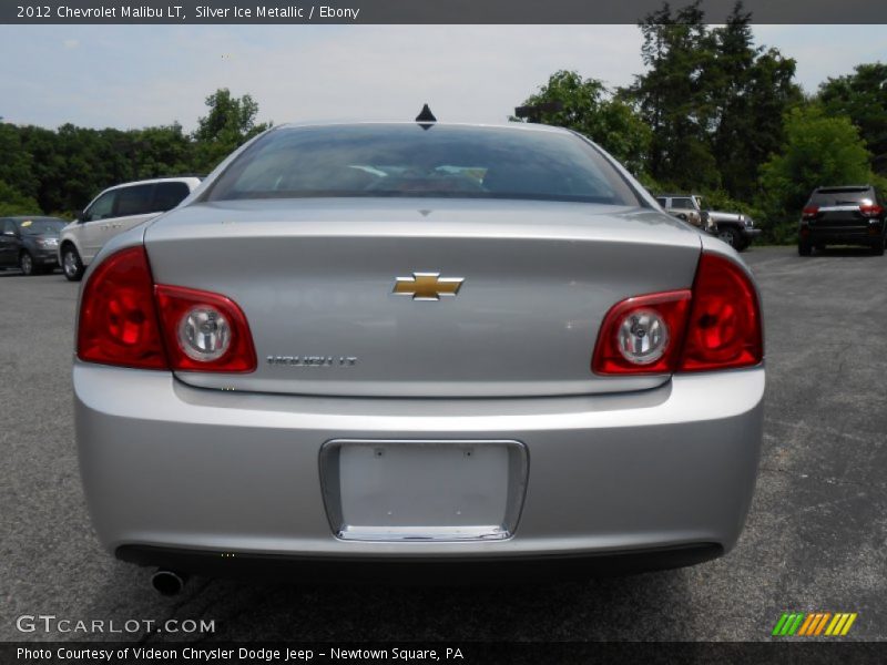 Silver Ice Metallic / Ebony 2012 Chevrolet Malibu LT