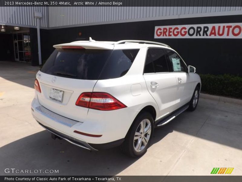 Arctic White / Almond Beige 2013 Mercedes-Benz ML 350 4Matic