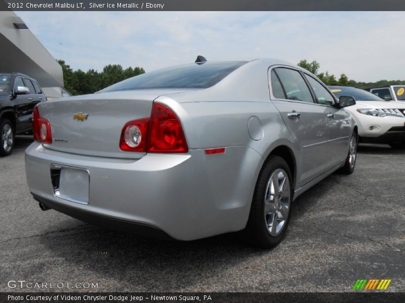 Silver Ice Metallic / Ebony 2012 Chevrolet Malibu LT