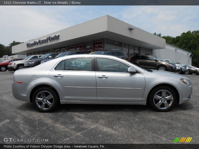 Silver Ice Metallic / Ebony 2012 Chevrolet Malibu LT