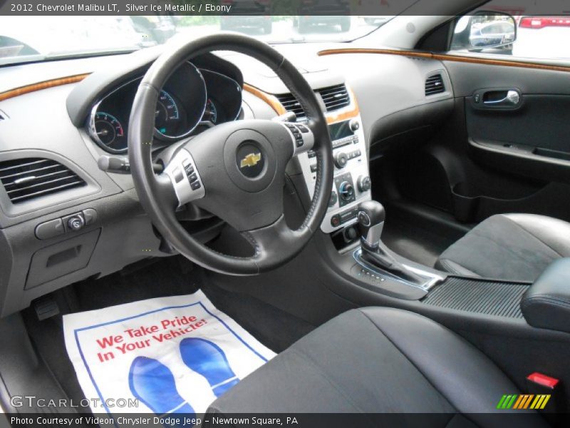 Silver Ice Metallic / Ebony 2012 Chevrolet Malibu LT