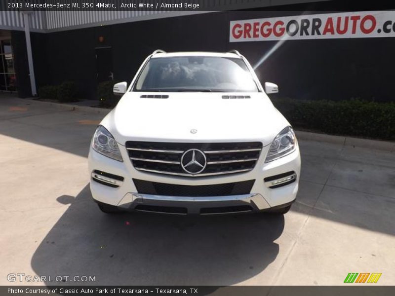 Arctic White / Almond Beige 2013 Mercedes-Benz ML 350 4Matic