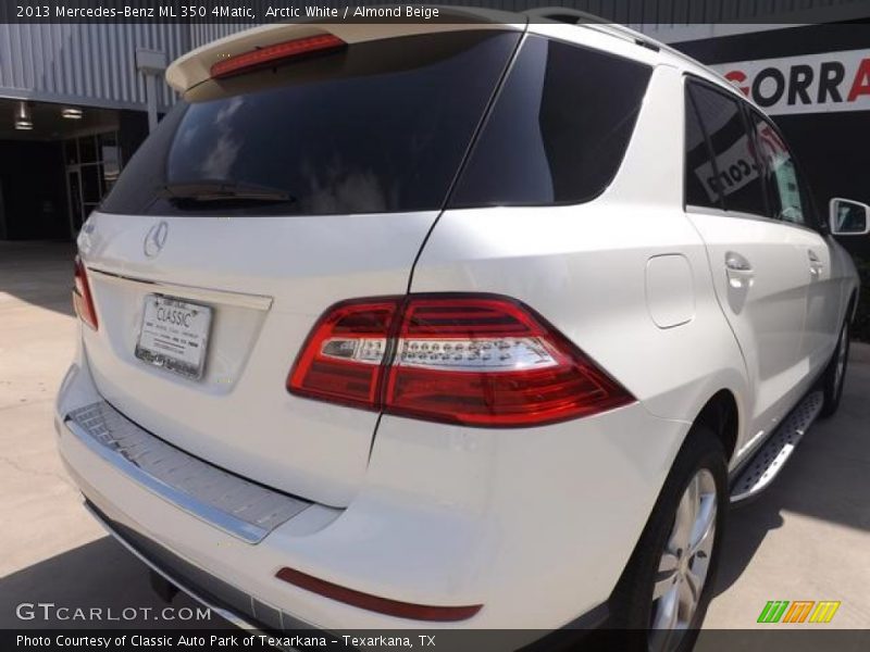 Arctic White / Almond Beige 2013 Mercedes-Benz ML 350 4Matic