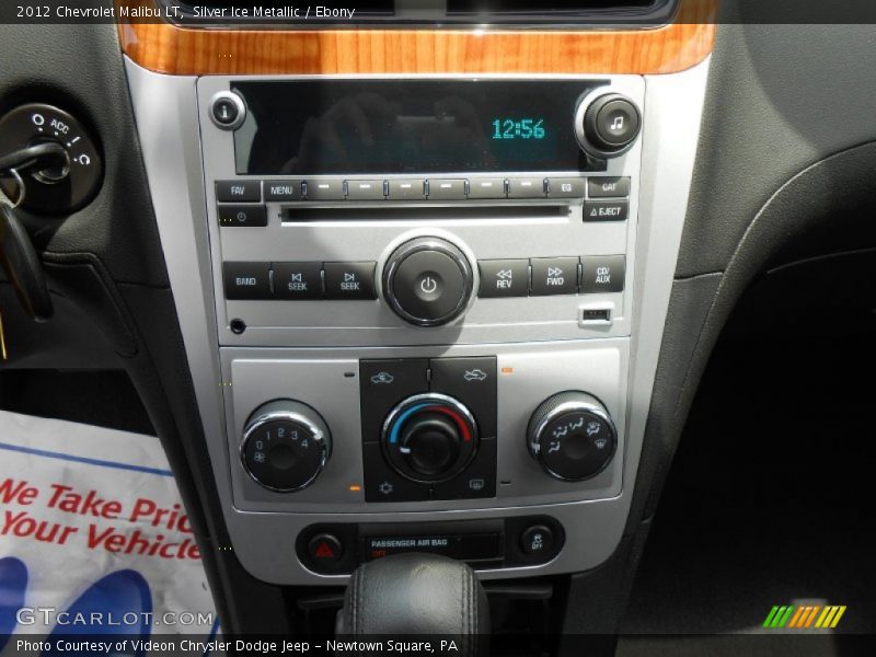 Silver Ice Metallic / Ebony 2012 Chevrolet Malibu LT