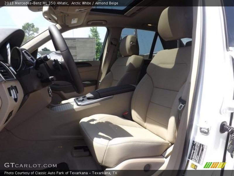 Arctic White / Almond Beige 2013 Mercedes-Benz ML 350 4Matic