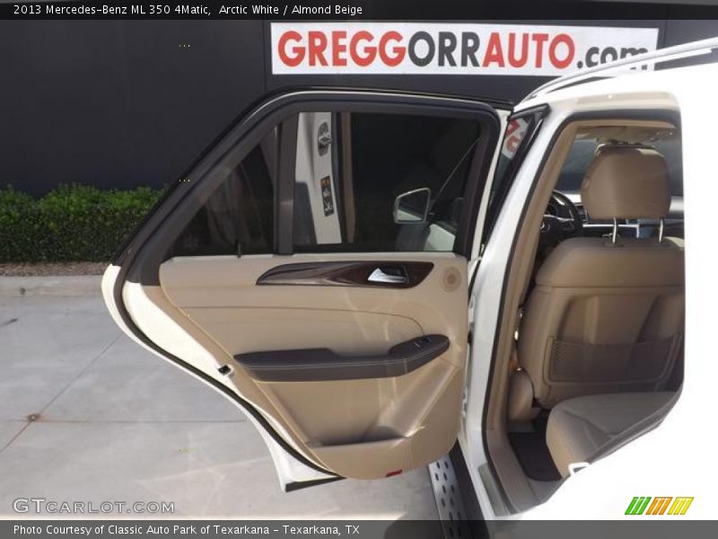 Arctic White / Almond Beige 2013 Mercedes-Benz ML 350 4Matic