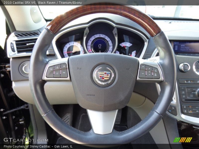 Black Raven / Titanium/Ebony 2010 Cadillac SRX V6