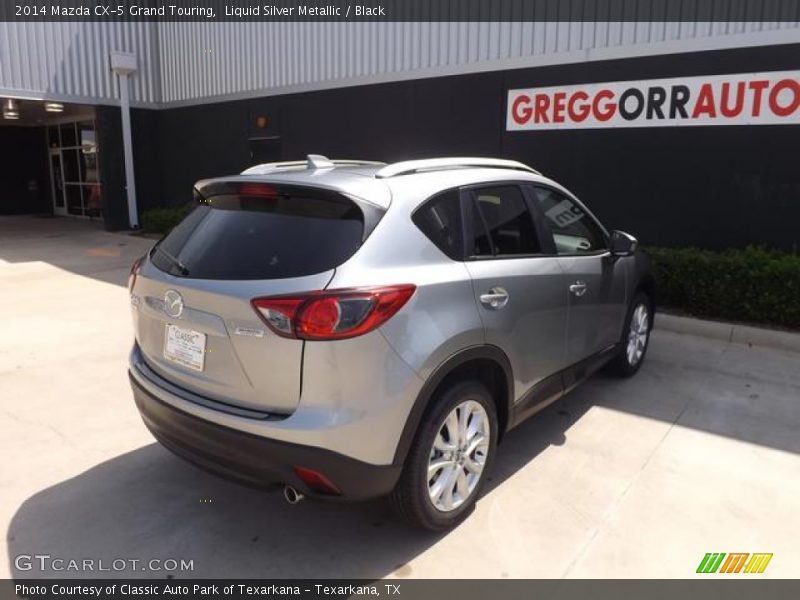 Liquid Silver Metallic / Black 2014 Mazda CX-5 Grand Touring