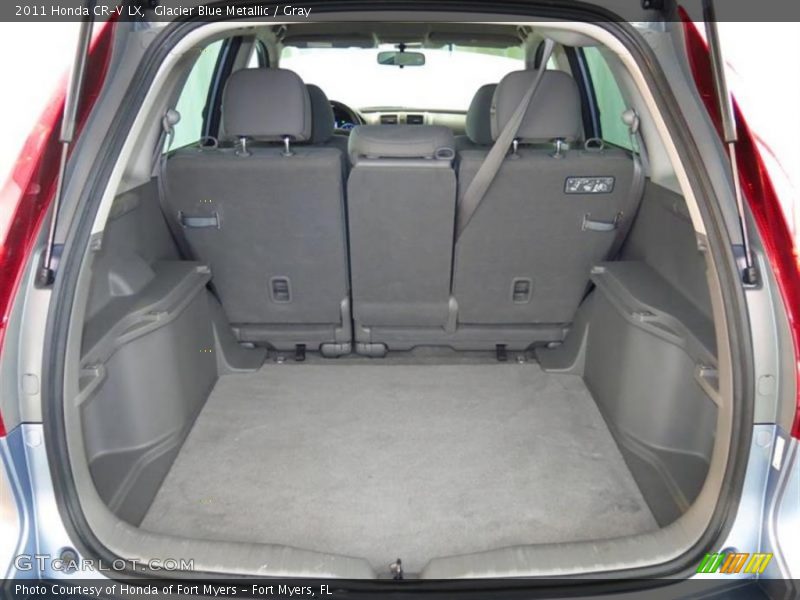 Glacier Blue Metallic / Gray 2011 Honda CR-V LX