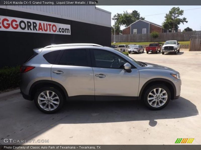 Liquid Silver Metallic / Black 2014 Mazda CX-5 Grand Touring
