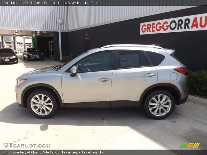 Liquid Silver Metallic / Black 2014 Mazda CX-5 Grand Touring