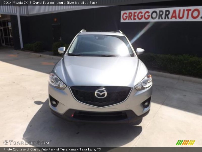Liquid Silver Metallic / Black 2014 Mazda CX-5 Grand Touring