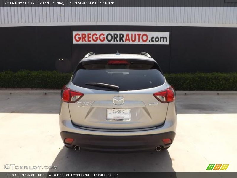 Liquid Silver Metallic / Black 2014 Mazda CX-5 Grand Touring