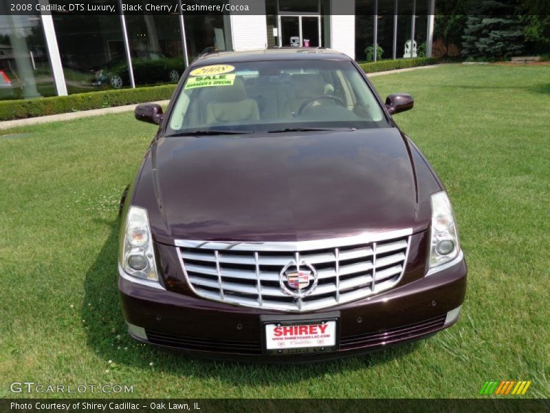 Black Cherry / Cashmere/Cocoa 2008 Cadillac DTS Luxury