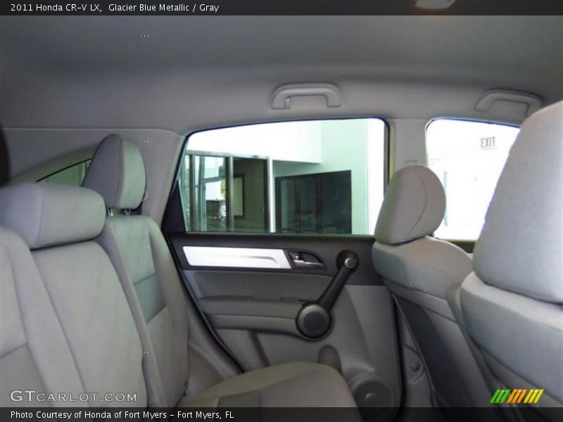 Glacier Blue Metallic / Gray 2011 Honda CR-V LX