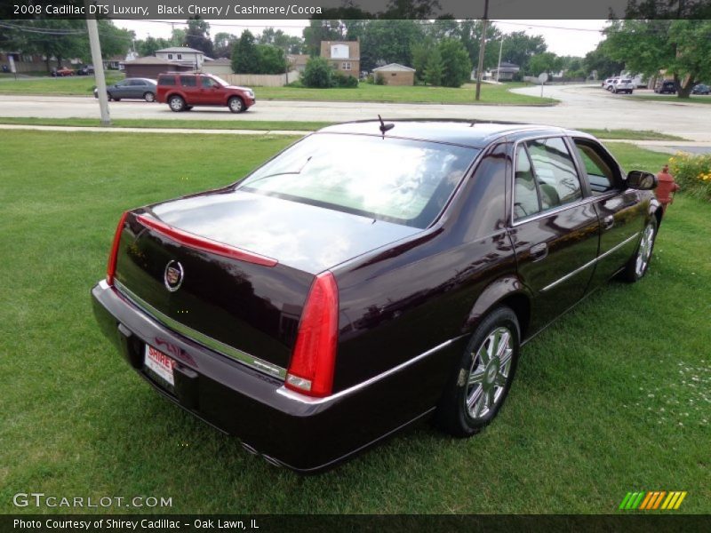 Black Cherry / Cashmere/Cocoa 2008 Cadillac DTS Luxury