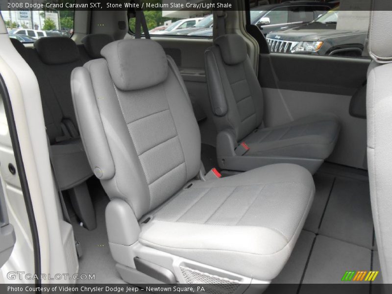 Stone White / Medium Slate Gray/Light Shale 2008 Dodge Grand Caravan SXT