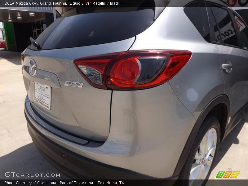 Liquid Silver Metallic / Black 2014 Mazda CX-5 Grand Touring