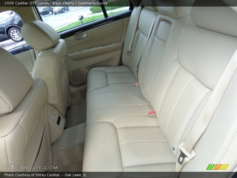 Rear Seat of 2008 DTS Luxury