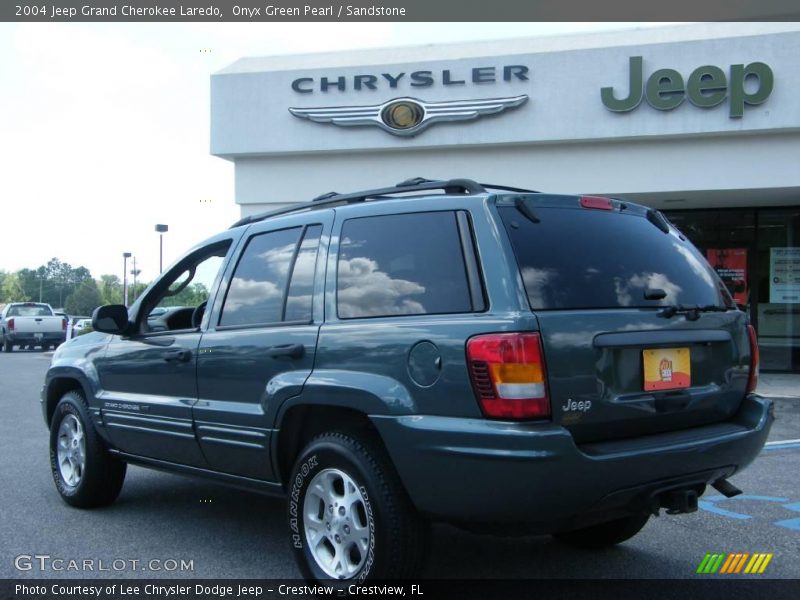 Onyx Green Pearl / Sandstone 2004 Jeep Grand Cherokee Laredo