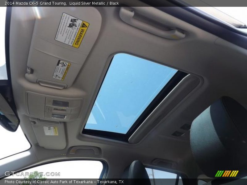 Liquid Silver Metallic / Black 2014 Mazda CX-5 Grand Touring