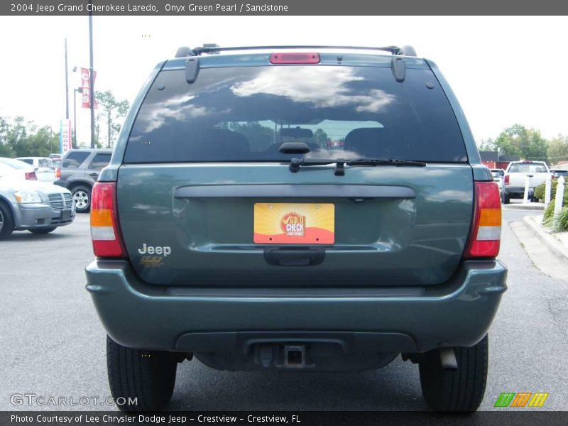 Onyx Green Pearl / Sandstone 2004 Jeep Grand Cherokee Laredo