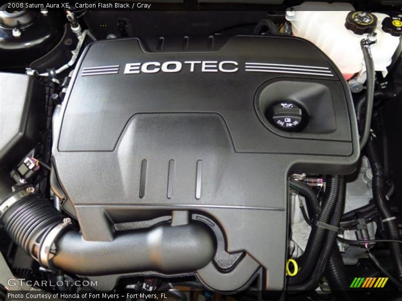 Carbon Flash Black / Gray 2008 Saturn Aura XE