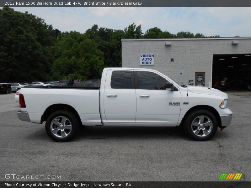 Bright White / Black/Diesel Gray 2013 Ram 1500 Big Horn Quad Cab 4x4