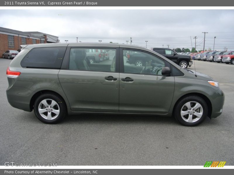 Cypress Green Pearl / Bisque 2011 Toyota Sienna V6