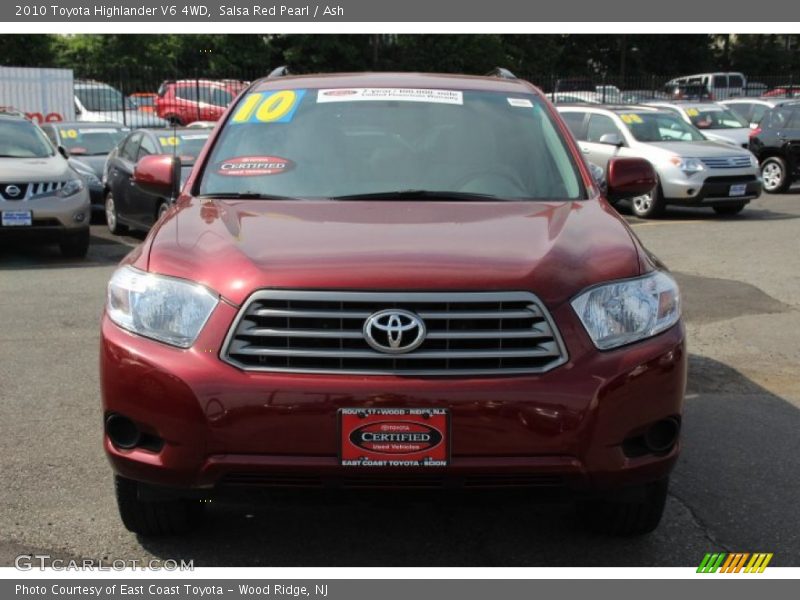 Salsa Red Pearl / Ash 2010 Toyota Highlander V6 4WD