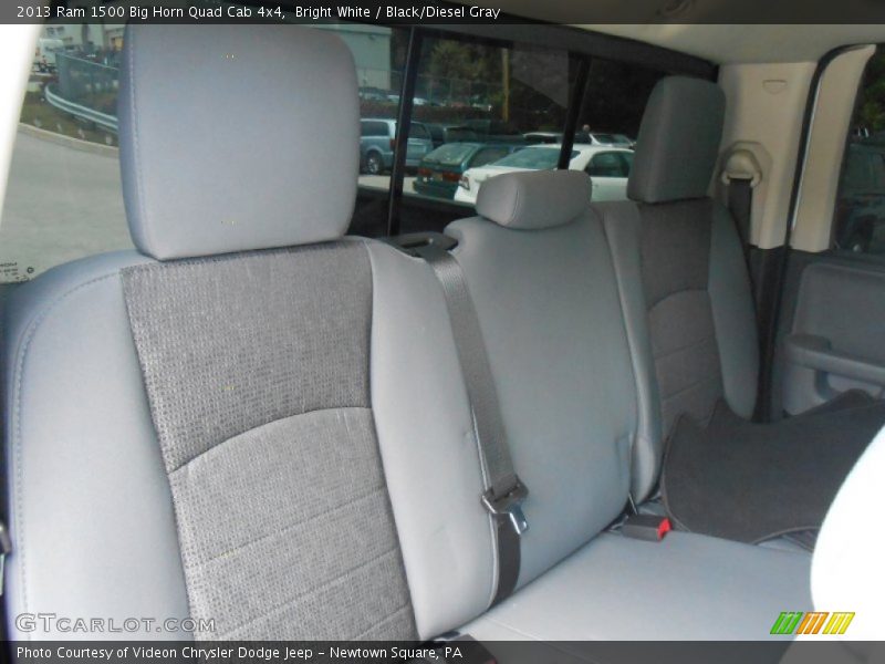 Bright White / Black/Diesel Gray 2013 Ram 1500 Big Horn Quad Cab 4x4