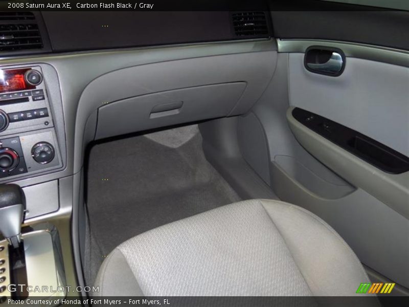 Carbon Flash Black / Gray 2008 Saturn Aura XE